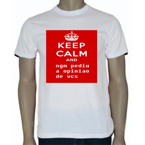 Camisa Keep Calm